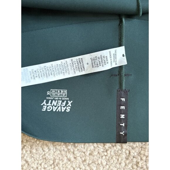 Savage X by Fenty High Waist Legging Green size 1X New 25" Inseam - Picture 7 of 7